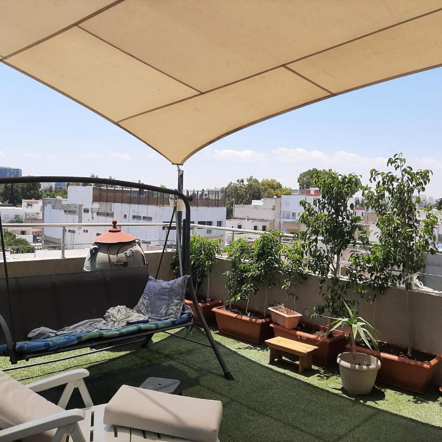Bel Terasse Vue Panoramique Avec Piscine